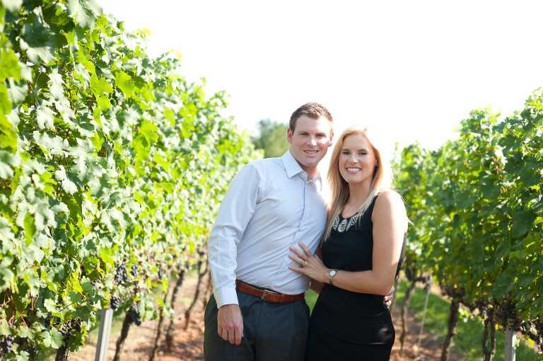 engagement session at Barboursville Winery