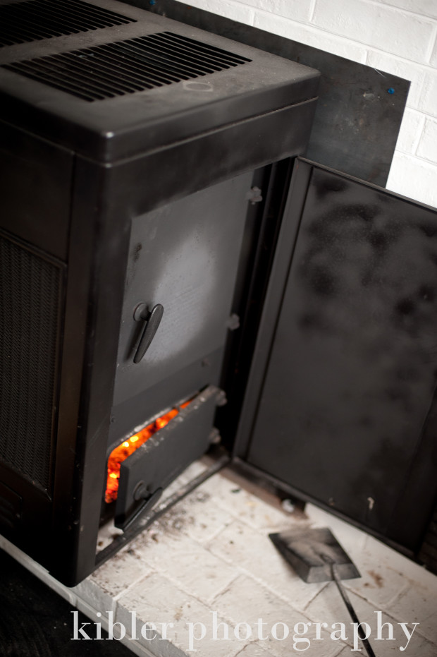 wood stove