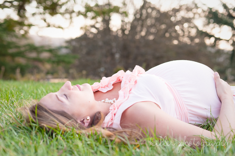 maternity on grass photo