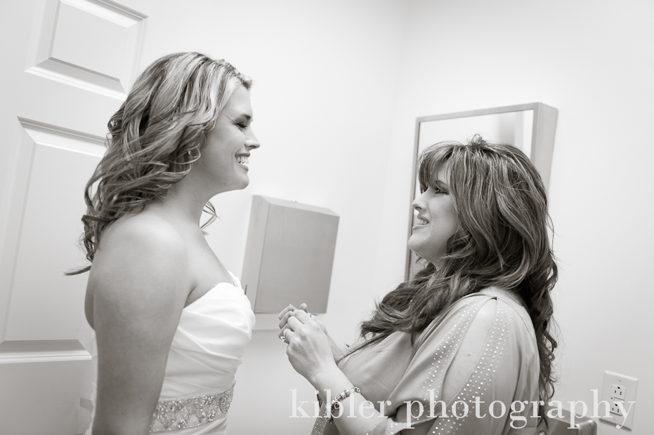 Kristen and Will friend doing bride