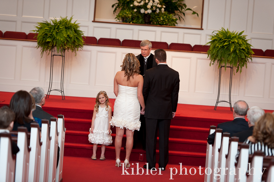 Kristen and Will wedding in memorial baptist church in Staunton photo