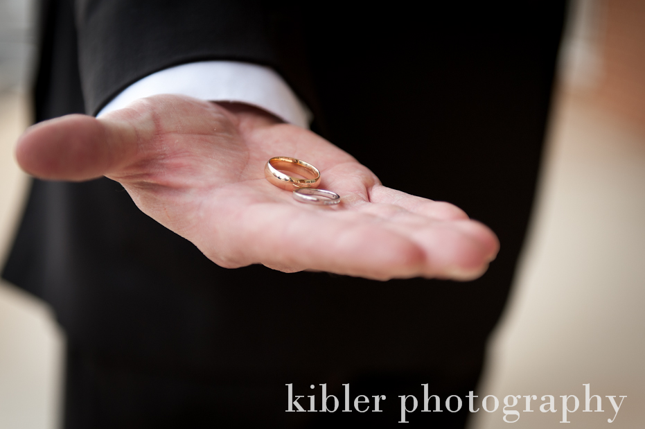 Kristen and Will wedding rings photo