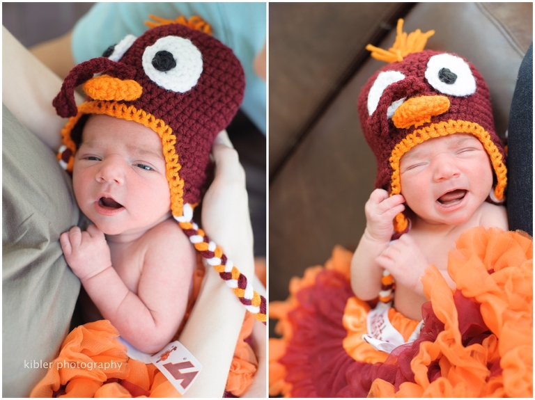 Hokie newborn