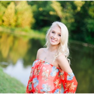 Greene County high school senior portrait