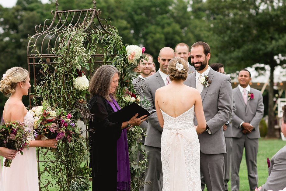 Restoration Hall Wedding ceremony