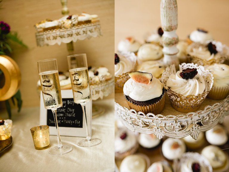 wedding reception cupcakes by Morgan Phillips Cakes 