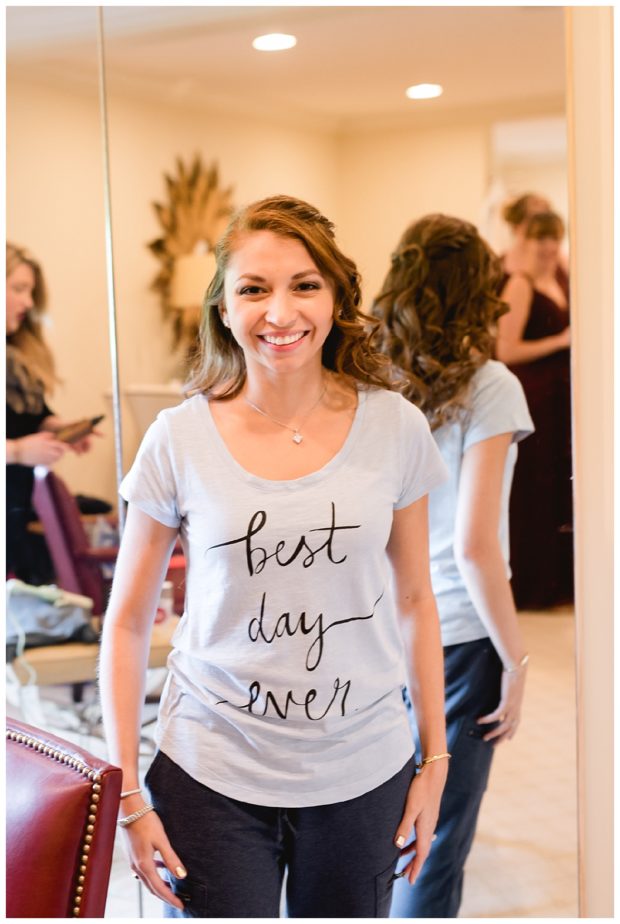 bride getting ready
