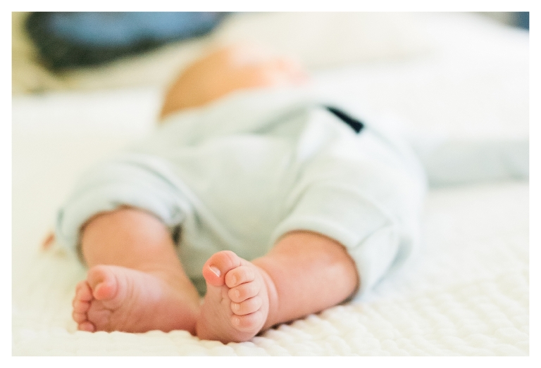 sweet baby toes by Virginia family photographer