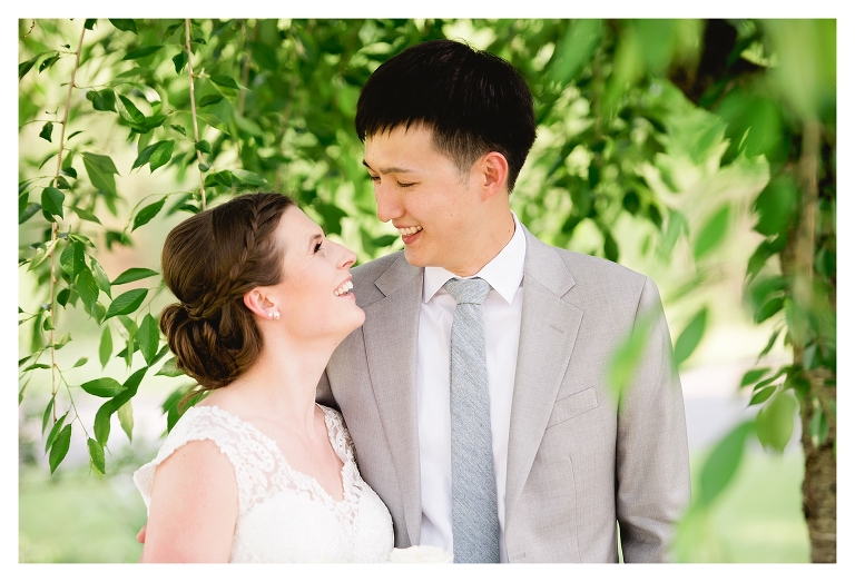 Charlottesville wedding photographer - bride and groom at Guildford Farm wedding venue