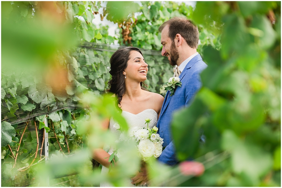 Vines at Early Mountain Vineyard Wedding