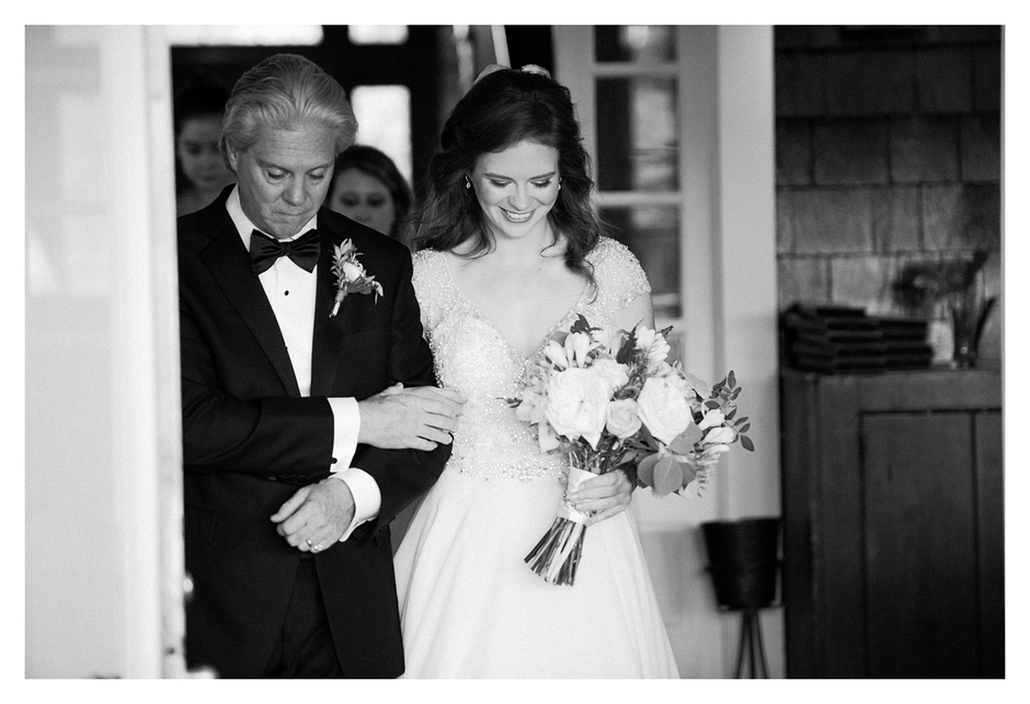 clifton in wedding ceremony on veranda under tent
