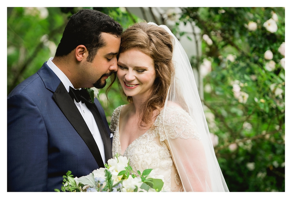 bride and groom portraits at clifton inn wedding