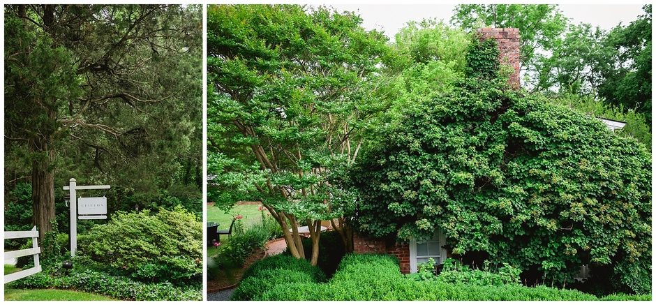Clifton Inn garden area and entrance