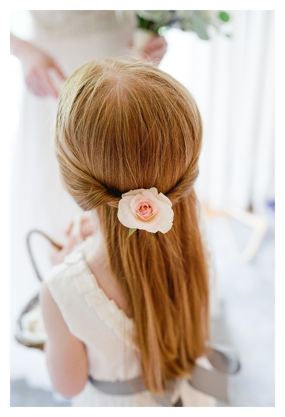 flower girl flowers during charlottesville wedding